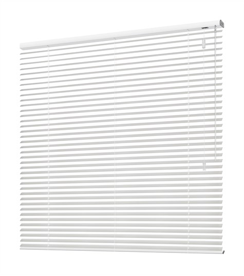 Witte Aluminium Jaloezie 25mm