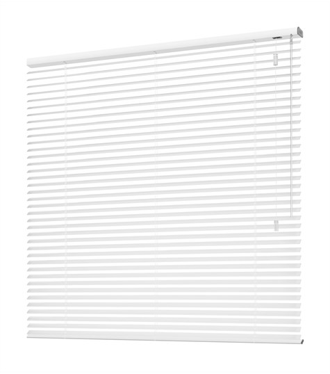 Witte Aluminium Jaloezie 25mm