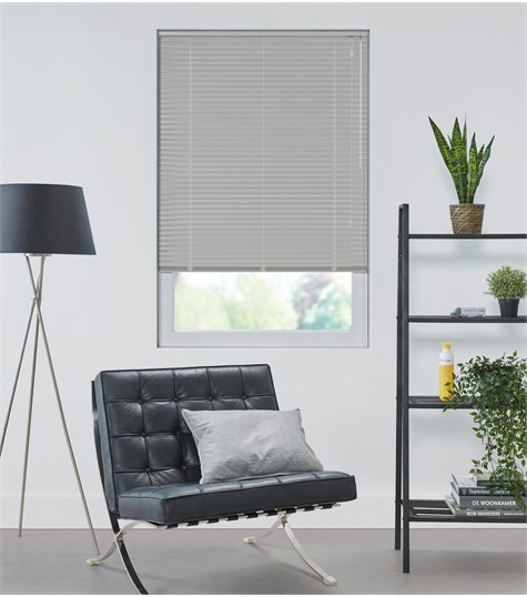Grijze Aluminium Jaloezie 25mm Op Maat (Gray Cashmere 7115 7115)