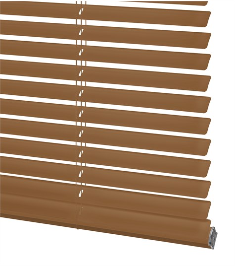 Bruine Aluminium Jaloezie 25mm (Mocha Brown 7511)