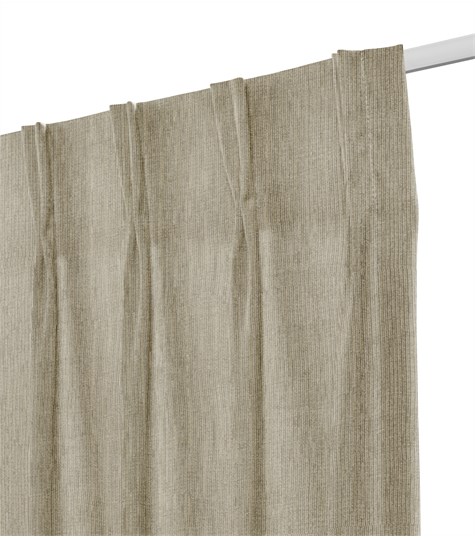 Beige Gordijn Dubbele Plooi Op Maat (Cloud Natural 13) - Veneta.com