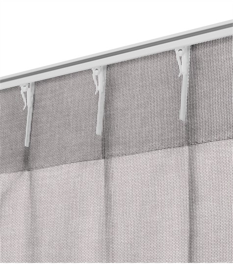 Grijs Gordijn Dubbele Plooi (Motion Charcoal 218371 71)