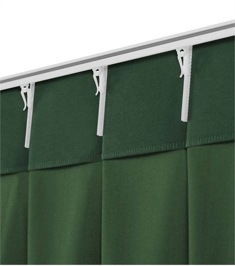 Groen Gordijn Dubbele Plooi (Edge Green VEDG11 VEDG11)