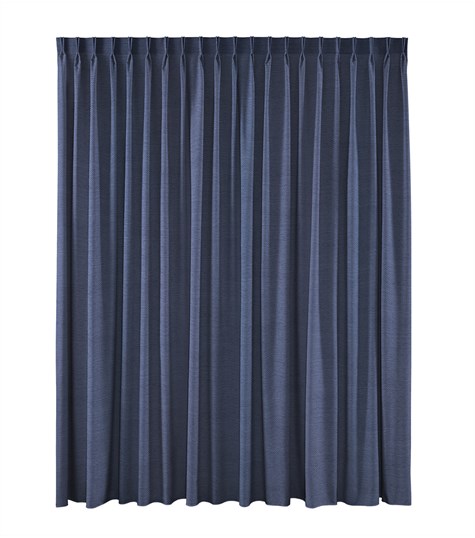 Blauw Gordijn 