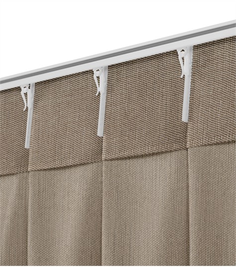 Beige Gordijn Dubbele Plooi (Madonna Beige VMADG17G)