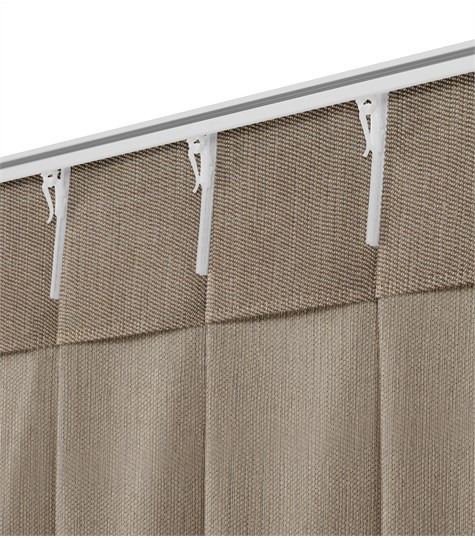 Beige Gordijn Dubbele Plooi (Madonna Gloss Beige VMADG17G VMADG17G)