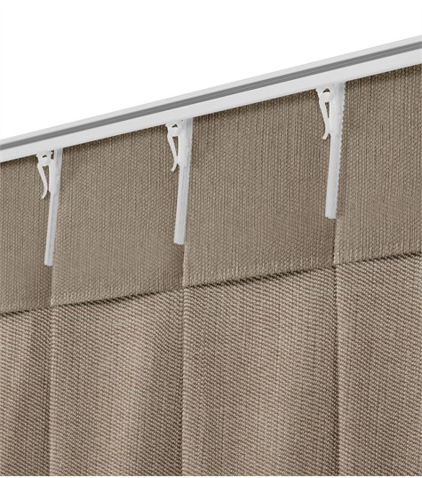 Beige Gordijn Dubbele Plooi (Madonna Beige VMADG17M)