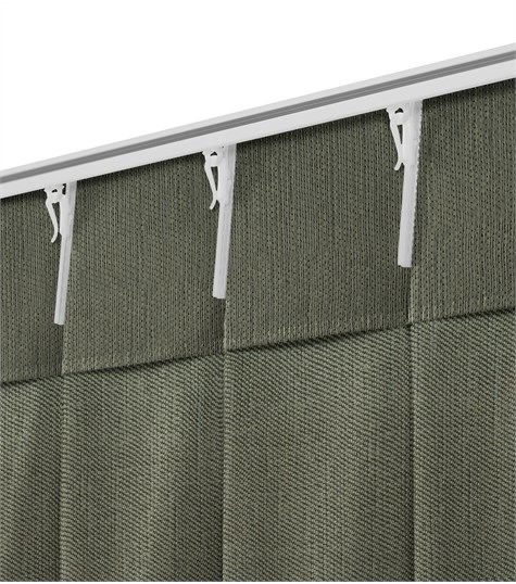 Groen Gordijn Dubbele Plooi (Madonna Matt Olijf VMADG24M VMADG24M)