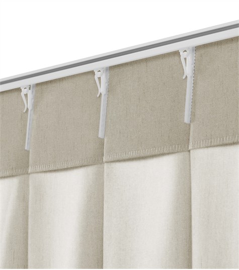 Beige Gordijn Dubbele Plooi (VMARDG02 VMARDG02)
