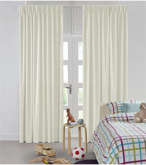 Beige Gordijn Dubbele Plooi Op Maat (Maddison Night Beige VMASNG12)