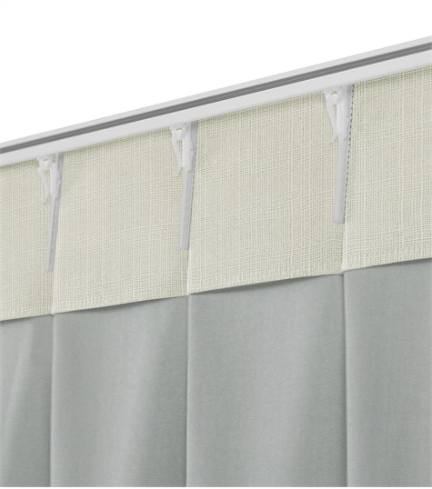 Beige Gordijn Dubbele Plooi (Maddison Night Beige VMASNG12)