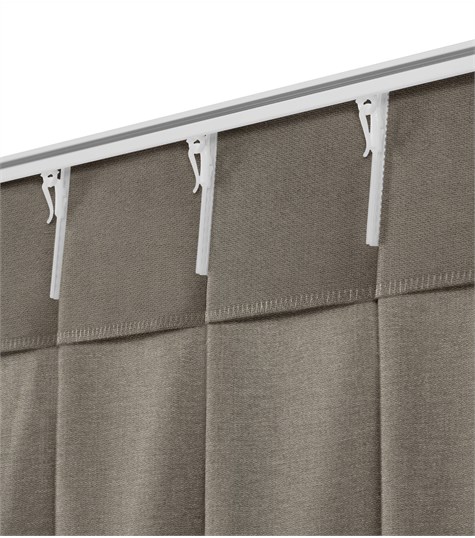 Beige Gordijn Dubbele Plooi (VMELG04 VMELG04)