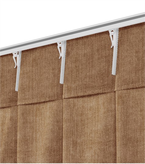 Beige Gordijn Dubbele Plooi (VRIVG09 VRIVG09)