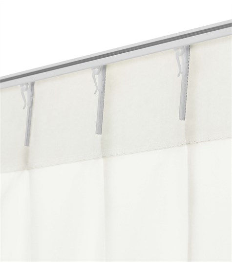 Wit Gordijn Dubbele Plooi (Voile Colors Wolwit VVOCG02)