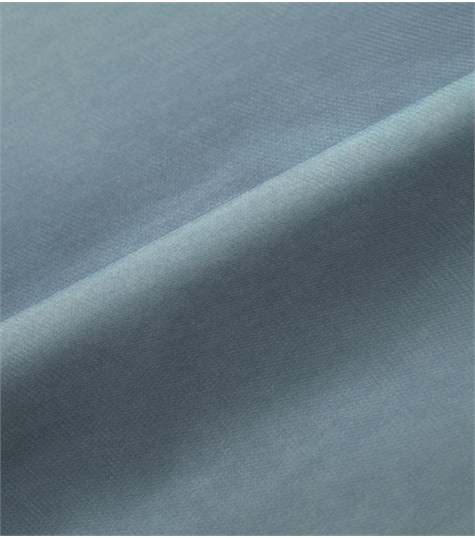 Blauw Gordijn Enkele Plooi