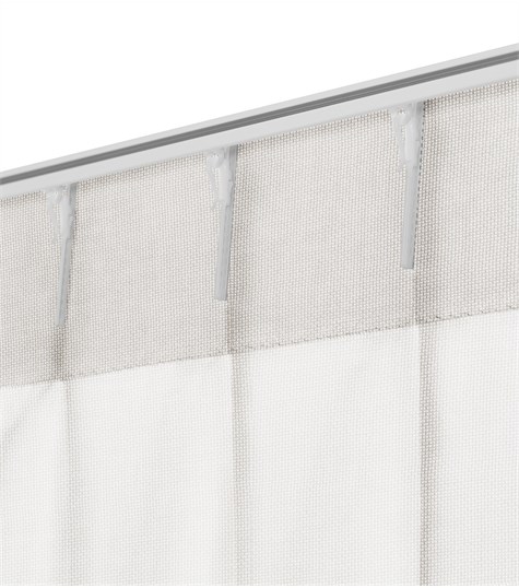 Grijs Gordijn Enkele Plooi (Motion Zilver 212045 45)