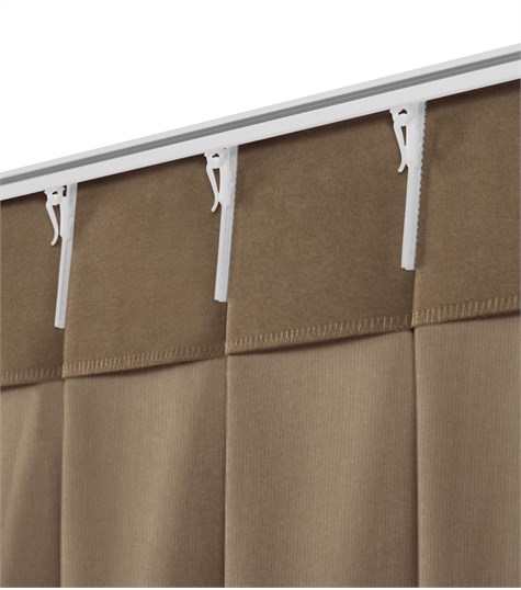 Beige Gordijn Enkele Plooi (Conclusion Beige VCONG03)