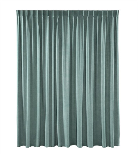 Blauw Gordijn 