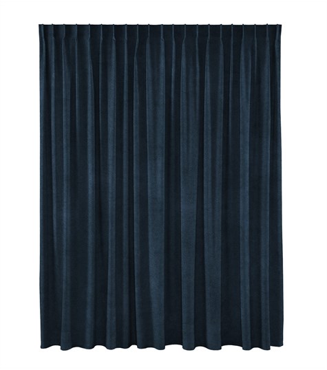 Blauw Gordijn 