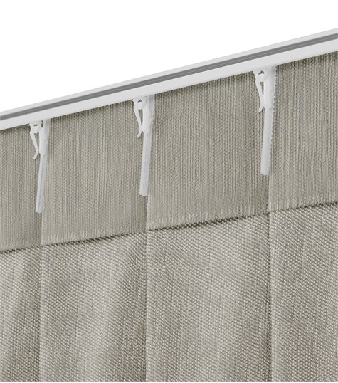 Beige Gordijn Enkele Plooi (Madonna Matt Katoen VMADG18M VMADG18M)