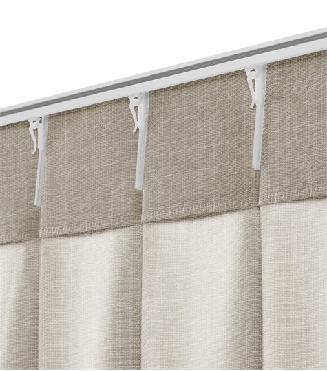 Beige Gordijn Enkele Plooi (Madisson Day Pebble VMASDG33 VMASDG33)