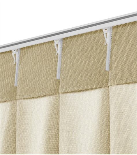 Beige Gordijn Enkele Plooi (VMAYG19 VMAYG19)