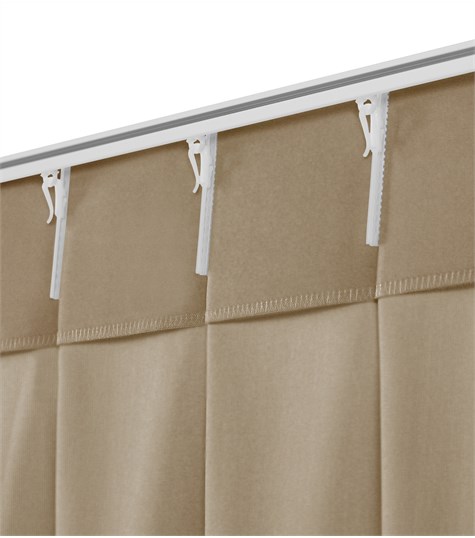 Beige Gordijn Enkele Plooi (VSIAG07 VSIAG07)