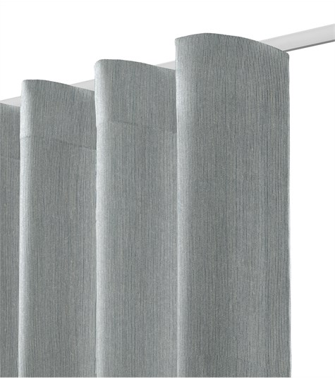 Gordijn Wave Plooi (Shimmer Mat Grey 221502M 02M)