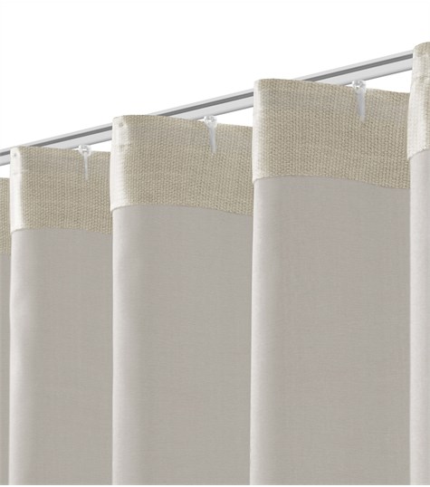 Beige Gordijn Wave Plooi (VCLOG11 VCLOG11)