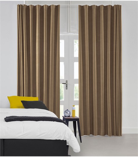Beige Gordijn Wave Plooi Op Maat (Conclusion Beige VCONG03)
