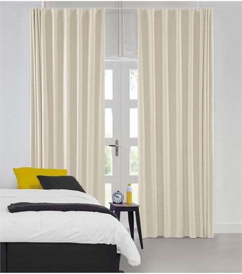 Beige Gordijn Wave Plooi Op Maat (VDANG02 VDANG02)