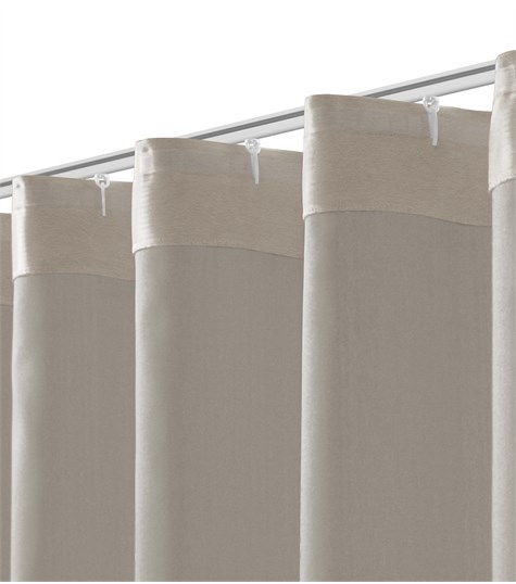 Beige Gordijn Wave Plooi (VEDG03 VEDG03)