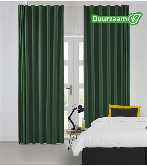 Groen Gordijn Wave Plooi Op Maat (Edge Green VEDG11 VEDG11)