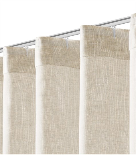 Beige Gordijn Wave Plooi (VLING01 VLING01)