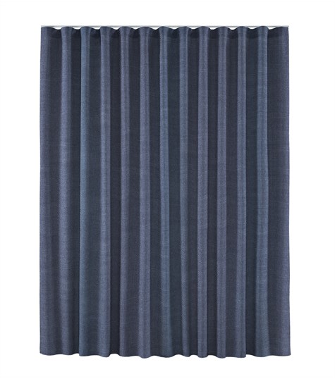 Blauw Gordijn 