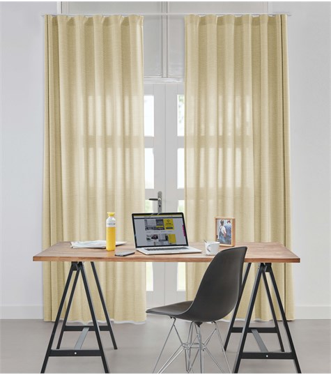 Beige Gordijn Wave Plooi Op Maat (VMAYG19 VMAYG19)