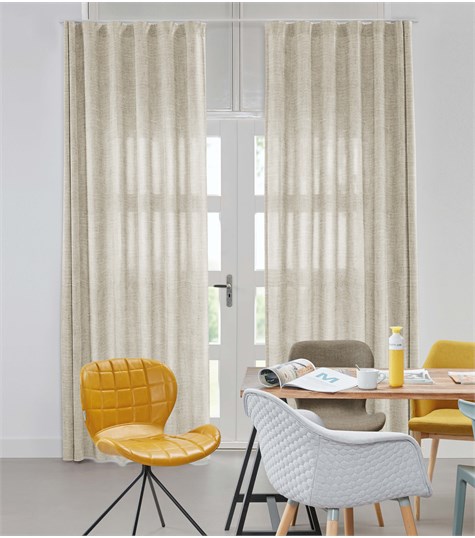 Beige Gordijn Wave Plooi Op Maat (VPAIG02 VPAIG02)