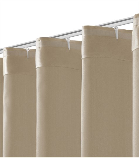 Beige Gordijn Wave Plooi (VSIAG07 VSIAG07)