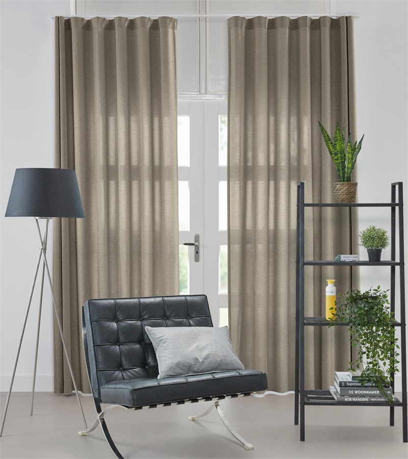 Verduisteringsgordijn (140 x 260 cm) Dark Taupe - Raamdecoratie