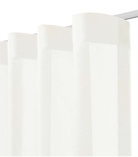 Gordijn Wave Plooi (Voile Colors Wolwit VVOCG02)