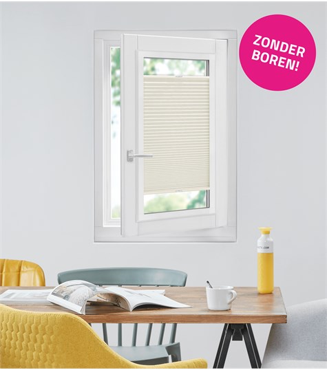 Bruin Plisségordijn Op Maat (Sand Beige 7056 8343)
