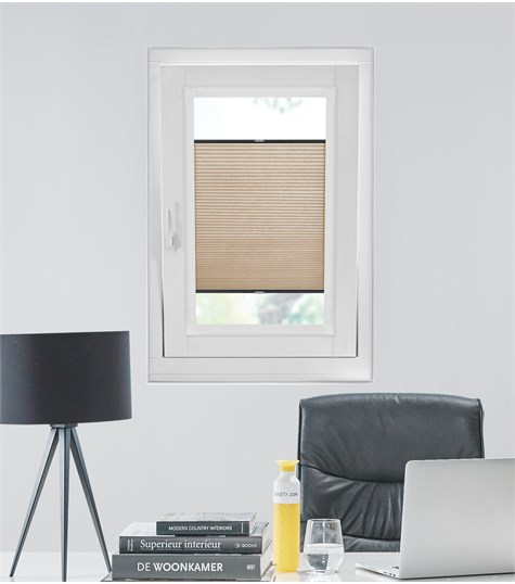 Beige Plisségordijn 