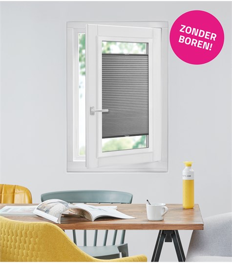 Grijs Plisségordijn Op Maat (Anthracite 7062 8338)