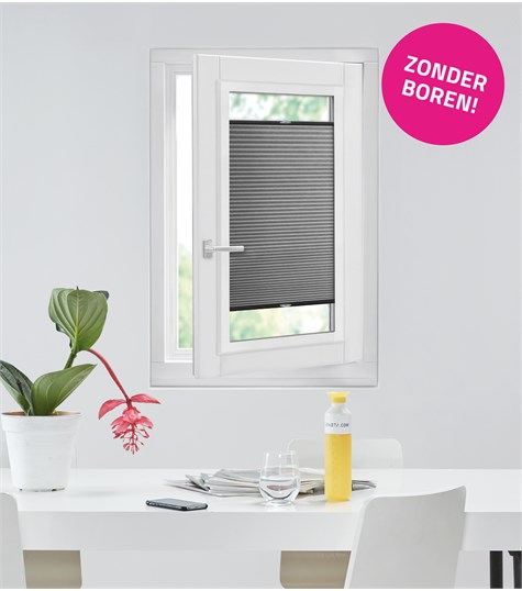 Zwart Plisségordijn Op Maat (Black 7063 8339)