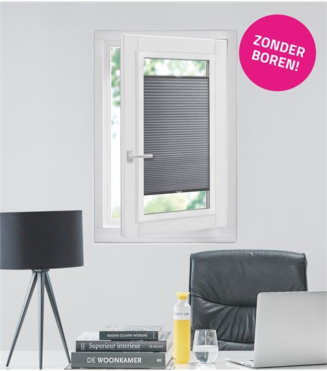 Blauw Plisségordijn Op Maat (Night blue 7064 8376)