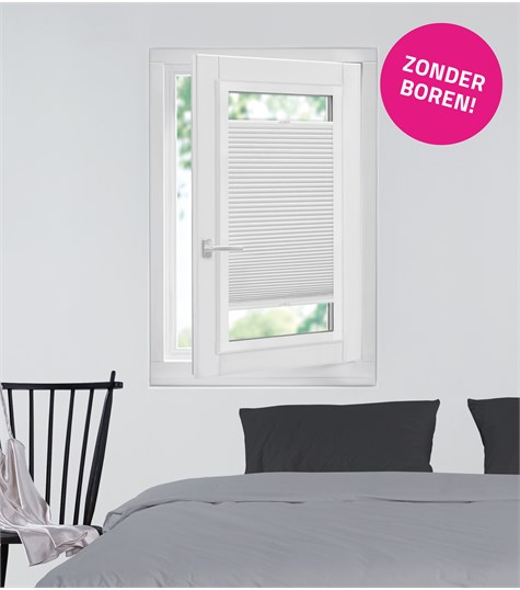 Wit Plisségordijn Op Maat (Snow White 7065 8344)