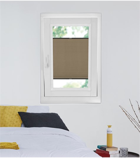 Beige Plisségordijn 