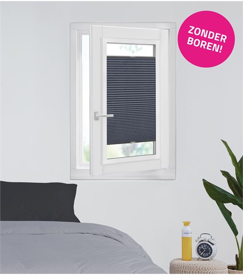 Blauw Plisségordijn Op Maat (Night blue 7074 8374)