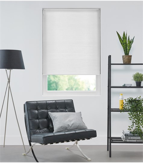Wit Plisségordijn Top Down Op Maat (White B5301 B5301)