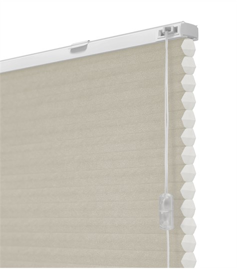 Plisségordijn Top Down (Stone Grey B5304 B5304)